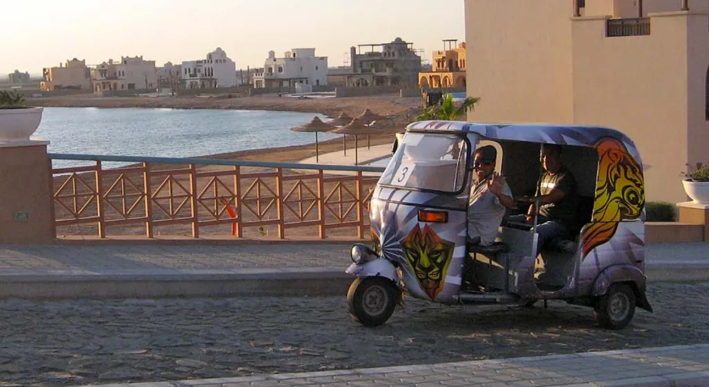 Rickshaw Powered by Solar Energy